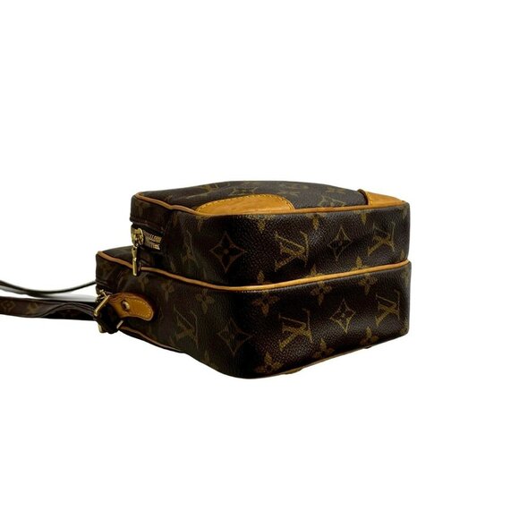 LOUIS VUITTON Brown Monogram Leather Pochette Shoulder Bag - Picture 7 of 9